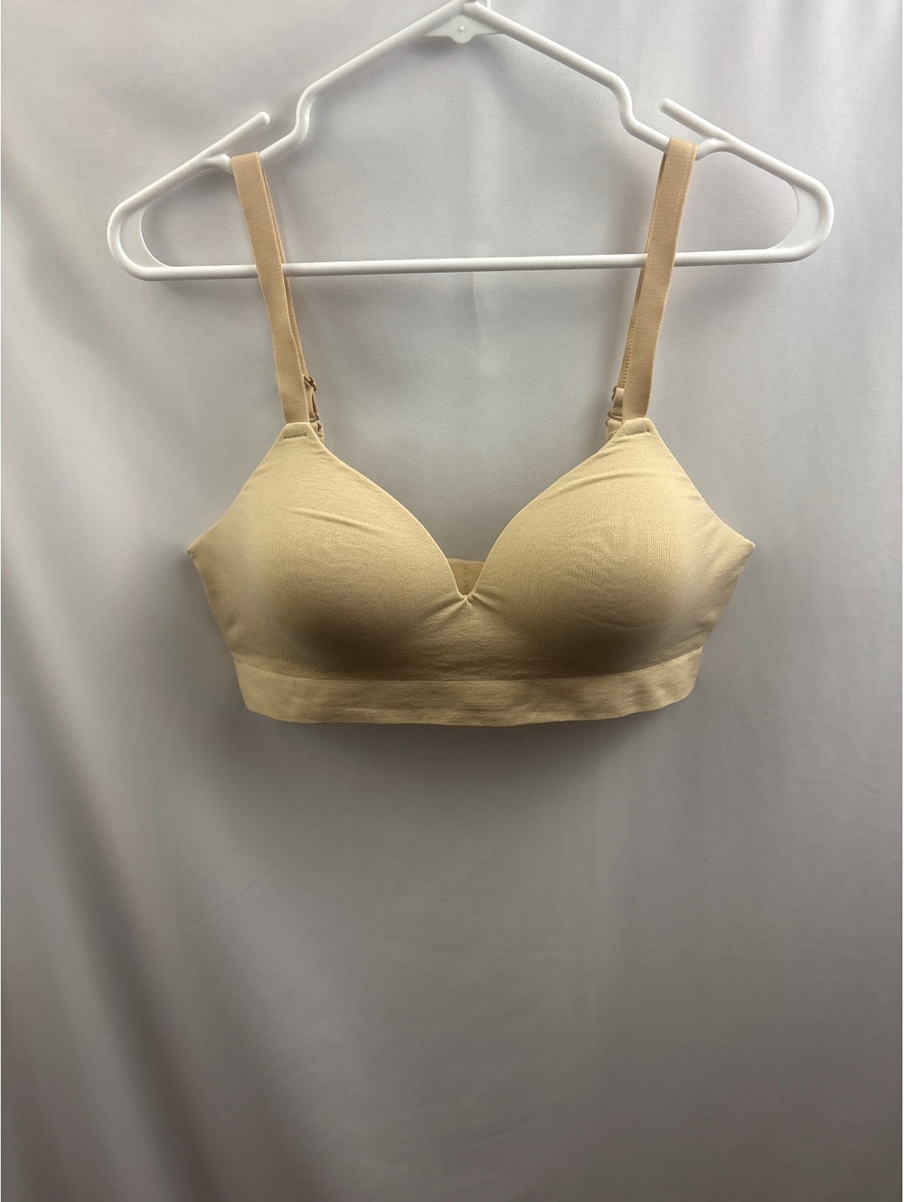 Truekind Beige Wireless Bra Size L Comfort Padded